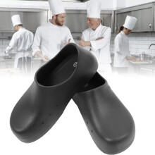 Chef Sandals EVA Slip-On Waterproof Anti Skid Shoes Size 42 Black