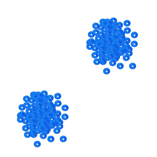 2000 Pcs 6Mm Round Dark Blue Sequins For Sewing Craft Wedding Decor 2