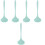 5Pcs Silicone Soup Spoon Large Serving Ladle For Kitchen Use 6
