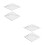 4 Pcs Patchwork Sewing Rulers Plastic Fabric Measuring Tools 9