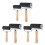 6 Pcs Printmaking Roller Set With Wooden Handle And Rubber Rollers 10