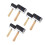6 Pcs Printmaking Roller Set With Wooden Handle And Rubber Rollers 9