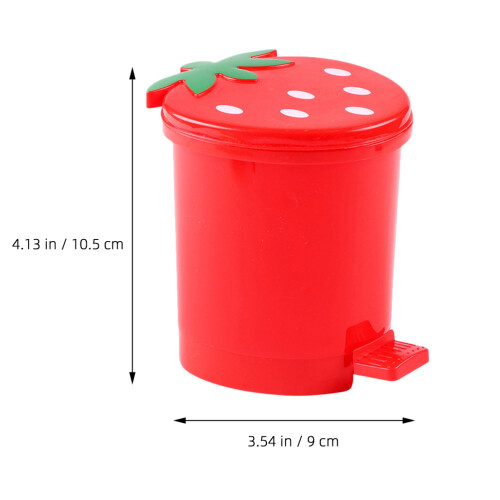 2Pcs Trash Bin For Desktop Home Garbage Storage 1