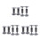 12 Pcs Stainless Steel Adjustable Wall Stabilizer For Bedroom 11