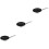 3 Pcs Non Stick Wok Pan Frying Pot For Eggs Silver 5