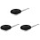 3 Pcs Non Stick Wok Pan Frying Pot For Eggs Silver 2