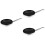 3 Pcs Non Stick Wok Pan Frying Pot For Eggs Silver 6