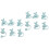 12 Pcs Dolphin Tail Shape Silicone Straw Tips Cover Reusable Plugs 4