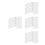 400 Pcs Shutter Fasteners Louver Staples For Window Blind Repair 7