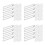 400 Pcs Shutter Fasteners Louver Staples For Window Blind Repair 4
