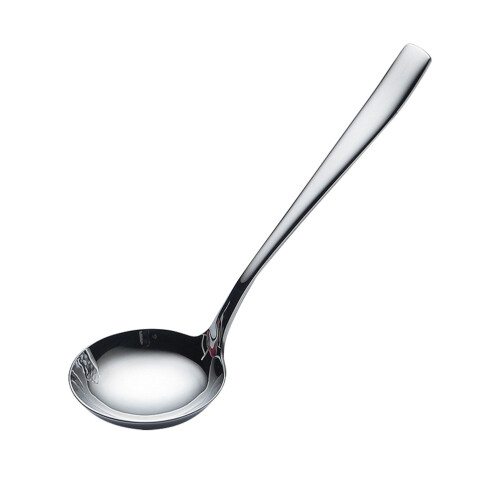 3Pcs Thicken 304 Stainless Steel Soup Spoon Round Long Handle