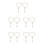 10 Pcs Cross Modeling Hanging Charm Car Decoration Pendant 9