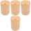4Pcs Bamboo Toothpick Holder Jar Dispenser Storage Box 5