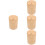4Pcs Bamboo Toothpick Holder Jar Dispenser Storage Box 8