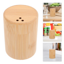 4Pcs Bamboo Toothpick Holder Jar Dispenser Storage Box