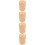 4Pcs Bamboo Toothpick Holder Jar Dispenser Storage Box 10