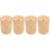 4Pcs Bamboo Toothpick Holder Jar Dispenser Storage Box 6