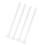 12Pcs White Long Handle Silicone Spatulas for Bottles and Jars 1