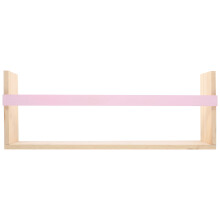 2Pcs Wooden Wall Floating Shelf For Decor Bedroom Living Room