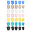 70Pièces Protège-Doigts En Silicone Pour Usage 1