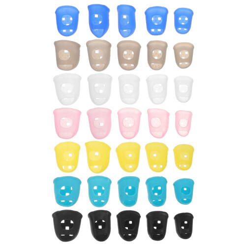 70Pièces Protège-Doigts En Silicone Pour Usage