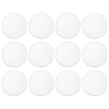 48 Pcs Clear Glass Table Bumpers Non-Adhesive Rubber Pads
