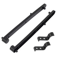 3 Sets Cabinet Slides Concealed Flip-Up Door Guide Buffer Bracket