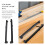 3 Sets Cabinet Slides Concealed Flip-Up Door Guide Buffer Bracket 9
