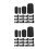 240 Pcs Rubber End Caps For Screw Thread Protector Pegboard Hook Bolt 5