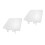 2Sets Draagbaar Autovoorruit Display Model, Transparant 9