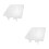2Sets Draagbaar Autovoorruit Display Model, Transparant 7