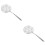 2 Pcs Stainless Steel Fine Mesh Colander Spoon Strainer 6