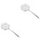 2 Pcs Stainless Steel Fine Mesh Colander Spoon Strainer 3