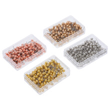 1600St Assorti Kleurige Push Pins Van Kunststof En Staal Voor Memo's