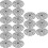 18 Pcs Plastic Reusable Riser Mat For Pots Outdoor Plant Elevator 9