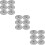 18 Pcs Plastic Reusable Riser Mat For Pots Outdoor Plant Elevator 11