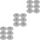 18 Pcs Plastic Reusable Riser Mat For Pots Outdoor Plant Elevator 7