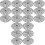18 Pcs Plastic Reusable Riser Mat For Pots Outdoor Plant Elevator 5
