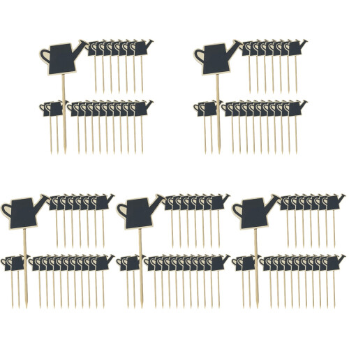 100 Pcs Toothpick Chalkboard Signs Small Blackboards For Decor 1