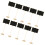 30 Pcs Mini Chalkboard Signs With Stand For Message Display 3