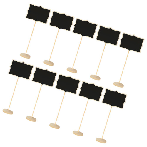 30 Pcs Mini Chalkboard Signs With Stand For Message Display 2