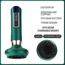 (green, 6 speed) Handheld Cellulite Massager, Body Sculpting Machine, Rechargeable & Cordless - JZ