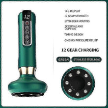 (green, 12 speed bead head) Handheld Cellulite Massager, Body Sculpting Machine, Rechargeable & Cordless - JZ