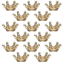 250 Pcs Zinc Alloy Crown Spacer Beads For Jewelry Making