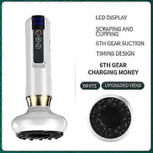 (White, 6 speed) Handheld Cellulite Massager, Body Sculpting Machine, Rechargeable & Cordless - JZ
