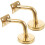 4 Pcs Handrail Bracket Stainless Steel Curved Sheet Support 2