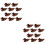 20 Pcs Duckling Chopsticks Rests Resin Spoon Fork Holder 6