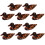 20 Pcs Duckling Chopsticks Rests Resin Spoon Fork Holder 8