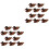 20 Pcs Duckling Chopsticks Rests Resin Spoon Fork Holder 3