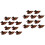 20 Pcs Duckling Chopsticks Rests Resin Spoon Fork Holder 4